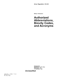 We highly recommend you to. Authorized Abbreviations Brevity Codes And Acronyms Manualzz