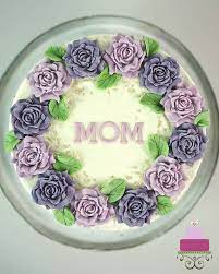 Send free you bring joy! Elegant Birthday Cake For My Elegant Mom Decorated Treats