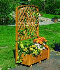 Blumenkasten mit rankgitter alata 1 abmessung 40 x 40 x 140 cm b x t x h. Promadino Spalier Mit Pflanzkasten Bxt 91x41 Cm Versch Hohen Online Kaufen Otto