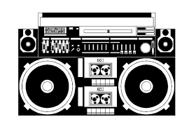 Boom Box Miscellaneous Random Custom Decals For Home Office Or Car Https Www Etsy Com Shop Angelbabycustomdecal Ref S Boombox Art Boombox Hip Hop Tattoo