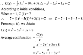 The marginal cost (mc) at q items is the cost of producing the next item. The Marginal Cost Function Of X Units Of A Product Is Given By Mc 3x 2 10x 3 The Cost Of Producing One Unit Is 7 Sarthaks Econnect Largest Online Education Community
