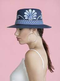 Ancient Greek Classical Border Ornament Design Hand Painted Etsy Blue Hat Ornaments Design Hats