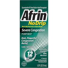 Perfect for indoor and outdoor. Afrin No Drip Severe 12 Hour Nasal Decongestant Pump Mist 15 Ml Walmart Com Walmart Com