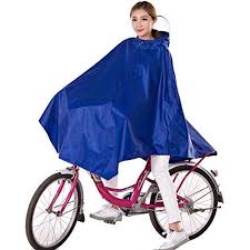 Damen Fahrrad Regenponcho Regencape Atmungsaktiv Mit Kapuze Regenmantel Wasserdicht Mit Reflektierendes Band La Fahrrad Regenponcho Regenmantel Regenponcho
