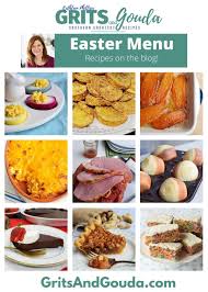 Celebrate easter with our top menus and recipes for dinner brunch and breakfast like ham deviled eggs bread and more from your favorite chefs at food network. Easter Dinner Menu Southern Shortcut Recipes Grits And Gouda