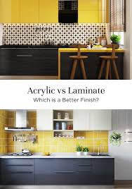 Acrylic Or Laminate Which Is The Better Finish Kitchen Furniture Design Small House Kitchen Ideas Kitchen Cupboard Designs