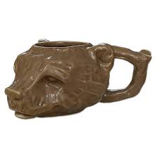 Wholesale Kameron Peck's Ceramic Bear Head Mug for your store