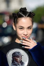 Kiko Mizuhara London Wow Talk About World Wide Influence 90s Hiphop Fashion She Has The Sideburn Waves Andeverything Hair Knot Hair Clips Bandana Hairstyles