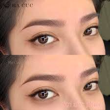 Dáng lông mày cho mặt oval