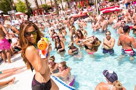 Ultimate Guide To Vegas Pool Party Season 2019 Updated For 2020 Reviews With Ga Prices Bottle Services Daybeds Cabanas Dress Codes Reviews The Vegas Las Vegas Pool Vegas Pool