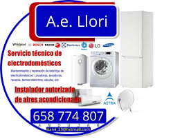 A.e.Llori. Andújar-Jaén. Reparación de electrodomésticos.