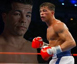 Ryan Garcia got dropped with the precise same punch back in 2021 against  Luke Campbell, a big looping left.