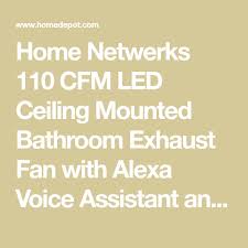 Bluetooth speaker with lights add a real falvour to your party music be it indoor or outdoor. Home Netwerks 110 Cfm Led Ceiling Mounted Bathroom Exhaust Fan With Alexa Voice Assistant And Bluetooth Speakers 7148 01 Ax The Home Depot Exhaust Fan Bathroom Exhaust Fan Led Ceiling