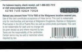 Walgreens is changing the expiration policy on its balance rewards points. Gift Card People Walgreens United States Of America Walgreens Col Us Wal 018b