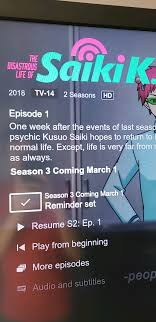 If you like this anime, you might like. The Disastrous Life Of Saiki K Finale Coming To Netflix March 1st Animedubs