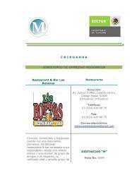 Chihuahua Directorio De Empresas Moderniza Sectur