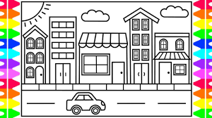 Maybe you would like to learn more about one of these? How To Draw A Town For Kids Town Drawing For Kids Town Coloring Pages For Kids Youtube