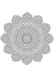 Detaljeret Mandala Tegning For Voksne Mandala Coloring Pages Mandala Coloring Pattern Coloring Pages