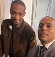 I promised the kids I'd get a picture with Captain America.