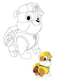 Maybe you would like to learn more about one of these? Paw Patrol Rubble In 2021 Paw Patrol Coloring Paw Patrol Coloring Pages Paw Patrol Characters