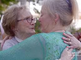 Heartwarming moment mum is reunited with baby she gave away 62 YEARS ago