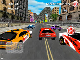 Two cars race side by side to see who can reach the finish line first. Car Racing Games We Need Fun