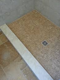 Schluter Shower Floor With Custom Curb Cap For No Bullnose Shower Floor Bathroom Makeover Schluter Shower