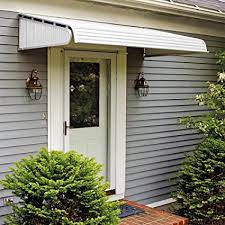 An awning is something that can generally be done by yourself and won't take more than a day to complete if you work through it. Amazon Com Nuimage Awnings 1500 Series Aluminum Door Canopy With Sidewings Garden Outdoor