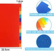Foska Assorted 5 10 12 Colors High-Quality PP File Dividers ...