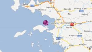 İzmir'de richter ölçeğine 4.8 büyüklüğünde deprem meydana geldi. Izmir Son Dakika Deprem Kusadasi Korfezinde 4 2 Buyuklugunde Deprem