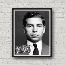 Lucky Luciano 1936 Mugshot T-shirt