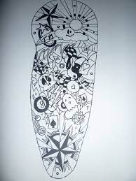 Black And White Half Sleeve Half Sleeve Tattoos Drawings Quarter Sleeve Tattoos Half Sleeve Tattoos Designs