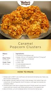Werther S Original Caramel Popcorn Clusters Werthers Werthersoriginal Caramel Popcorn P Popcorn Recipes Caramel Slow Cooker Dinner Recipes Popcorn Recipes