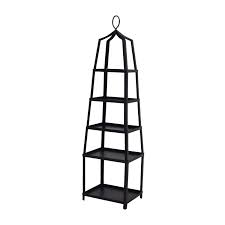 La entreprise clf creation crée une étagère murale en métal peint et sa tablette en pin 3 plis. 70 Off Ballard Designs Ballard Design Grand Tour Black Metal Etagere Storage
