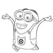 Download And Print Dave Happy Two Eyed Minion Coloring Page Minion Coloring Pages Minions Coloring Pages Disney Coloring Pages