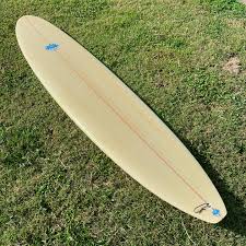 SOLD) 9'0” John Mantle. This is a 9'0” John Mantle performance log meant  for speeding and cruising. Nice rails and as well as volume in the nose  that turns this board into