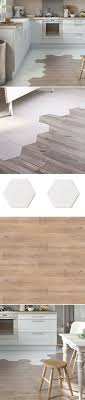 tendance sol cuisine le mix parquet carrelage home white wooden floor house design