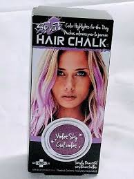 SPLAT Hair Chalk, Violet Sky Simply Beautiful Pastel Hair Color New In Box 