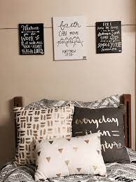 Bible Verse Canvases From Canvases For Christ Bmk In Grace S Dorm Room College Dorm Room Wall Decor Bedroom College College Dorm Room Decor Wall Decor Bedroom