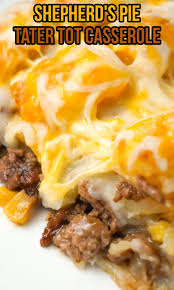 Shepherd S Pie Tater Tot Casserole In 2020 Recipes Tater Tot Casserole Food