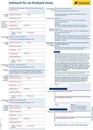 Vollmacht für kontoeröffnung kundenkarte+ / vollmacht | rechtsanwalt dr. Vollmacht Fur Ein Postbank Konto Pdf Kostenfreier Download