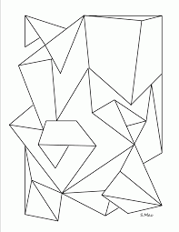 Simple and complex shapes, 3d, celtic designs, stars, and pattern coloring sheets i love making mesmerizing geometric coloring pages with complex designs. Black And White Geometric Coloring Page Coloring Home