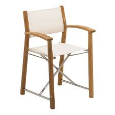 Gloster Riviera Folding Dining Armchair Gloster Outdoor Furniture Modern Patio Furniture Modern Outdoor Furniture