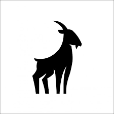 Goat Silhouette Logo Vector Template Logo Icons Template Icons Goat Icons Png And Vector With Transparent Background For Free Download In 2020 Goat Logo Vector Logo Logo Icons