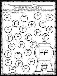 Alphabet Letter Identification Bingo Dauber Activities Alphabet Worksheets Preschool Letter Identification Alphabet Worksheets Kindergarten