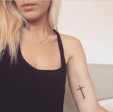 The winged cross tattoo also signifies the freedom of a person. 18 Small Cross Tattoo On Bicep