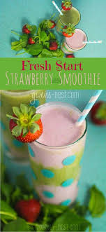 Mainly i enjoy the blogs for the recipes. Fresh Start Strawberry Smoothie Gwen S Nest