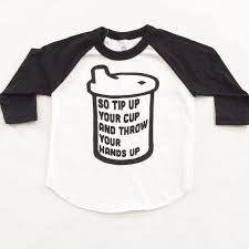 Black And White Baseball Tee Toddler Funny Kids Shirt 90s Rap Tee Cool Kid Sipy Cup Tee Black And White Baseball Baby Toddler Tshirt Funny Kids Shirts Funny Toddler Shirt Cool Baby Clothes