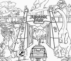 Jurassic Park Coloring Page Coloring Home