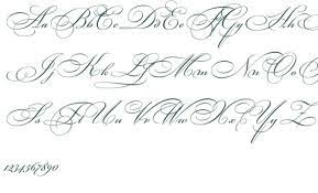 Letras lindas para el mejor diseño. Cursiva Fabian Tattoo Novocom Top